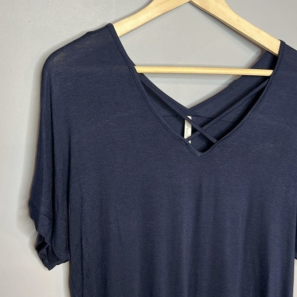 ACTIVE USA NAVY BLUE MEDIUM LOOSE FIT TSHIRT - Picture 3 of 6